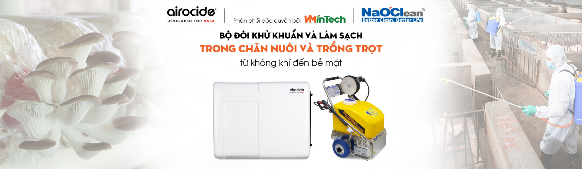 NaOClean ứng dụng trong chăn nuôi & trồng trọt